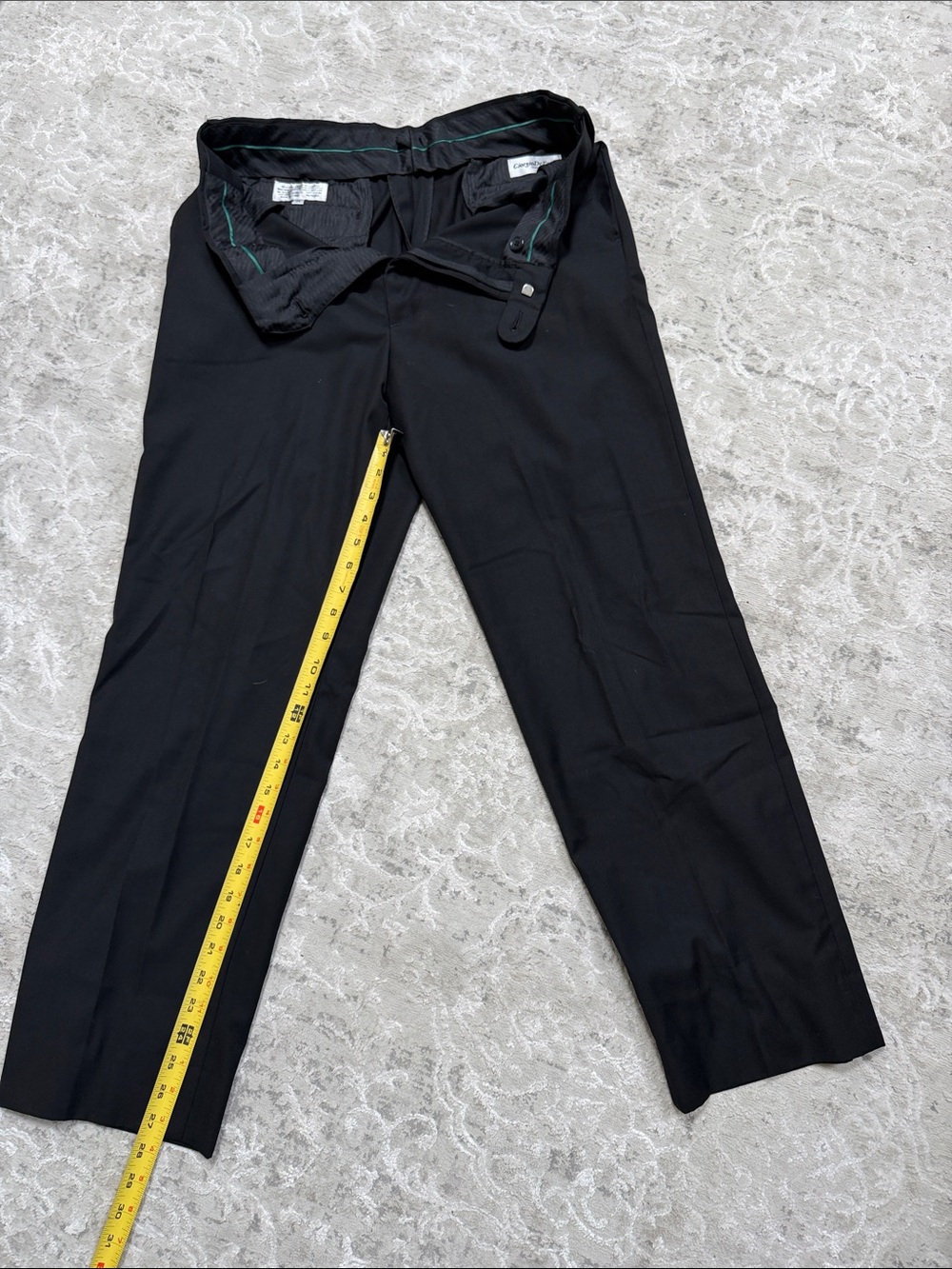 Men's Black Dress Pants - Tailored Comfort